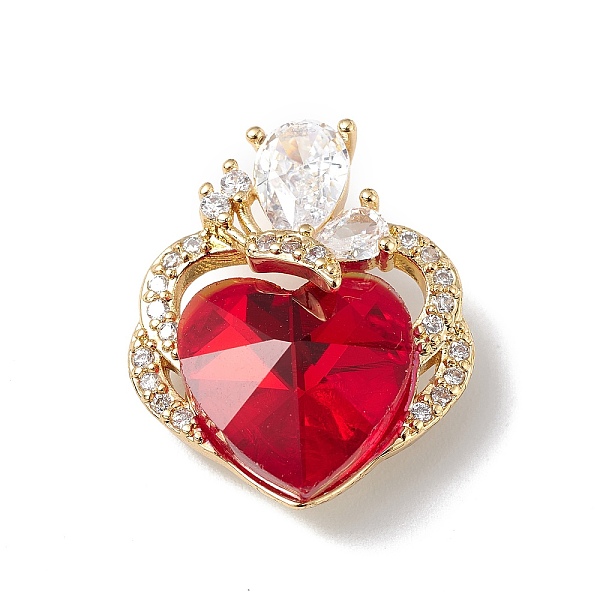 PandaHall Real 18K Gold Plated Rack Plating Brass Micro Pave Clear Cubic Zirconia Pendants, with Glass, Long-Lasting Plated, Cadmium Free &..., Red
PandaHall Real 18K Gold Plated Rack Plating Brass Micro Pave Clear Cubic Zirconia Pendants, with Glass, Long-Lasting Plated, Cadmium Free &..., Red
