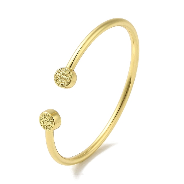 PandaHall Rack Plating Brass Open Cuff Bangles, Religion Torque Bangles for Women, Cadmium Free & Lead Free, Long-Lasting Plated, Real 18K...
PandaHall Rack Plating Brass Open Cuff Bangles, Religion Torque Bangles for Women, Cadmium Free & Lead Free, Long-Lasting Plated, Real 18K...