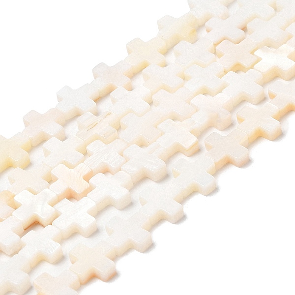 PandaHall Natural Freshwater Shell Beads Strands, Cross, Old Lace, 9.5x9.5x3mm, Hole: 0.8mm, about 40pcs/strand, 15.04 inch(38.2cm)...
PandaHall Natural Freshwater Shell Beads Strands, Cross, Old Lace, 9.5x9.5x3mm, Hole: 0.8mm, about 40pcs/strand, 15.04 inch(38.2cm)...