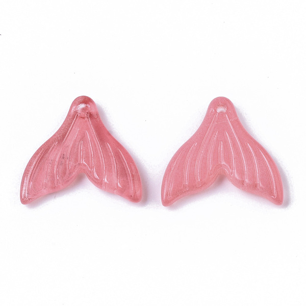 PandaHall Transparent Spray Painted Glass Pendants, Mermaid Fishtail, Light Coral, 19x19.5x3.5mm, Hole: 1.2mm Glass Fish Red
PandaHall Transparent Spray Painted Glass Pendants, Mermaid Fishtail, Light Coral, 19x19.5x3.5mm, Hole: 1.2mm Glass Fish Red