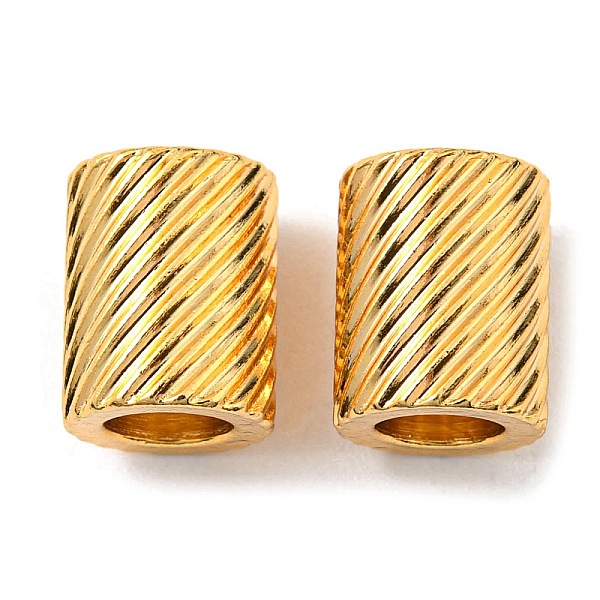 PandaHall 201 Stainless Steel European Beads, Large Hole Beads, Column, Golden, 9x7.3mm, Hole: 4.2mm 201 Stainless Steel Column
PandaHall 201 Stainless Steel European Beads, Large Hole Beads, Column, Golden, 9x7.3mm, Hole: 4.2mm 201 Stainless Steel Column