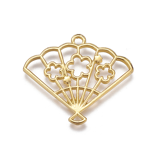 PandaHall Zinc Alloy Open Back Bezel Links, For DIY UV Resin, Epoxy Resin, Pressed Flower Jewelry, Fan with Sakura, Golden, 32x36.5x2mm...
PandaHall Zinc Alloy Open Back Bezel Links, For DIY UV Resin, Epoxy Resin, Pressed Flower Jewelry, Fan with Sakura, Golden, 32x36.5x2mm...