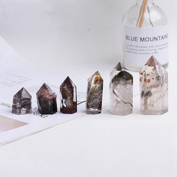PandaHall Point Tower Natural Lodolite Quartz Home Display Decoration, Healing Stone Wands, for Reiki Chakra Meditation Therapy Decors...
PandaHall Point Tower Natural Lodolite Quartz Home Display Decoration, Healing Stone Wands, for Reiki Chakra Meditation Therapy Decors...