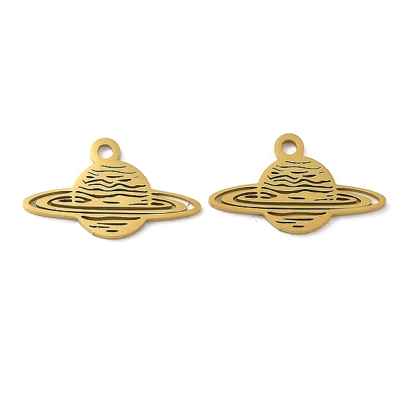 PandaHall Ion Plating(IP) 304 Stainless Steel Pendants, Laser Cut, Planet Charm, Golden, 11x19x1mm, Hole: 1.6mm 304 Stainless Steel Planet
PandaHall Ion Plating(IP) 304 Stainless Steel Pendants, Laser Cut, Planet Charm, Golden, 11x19x1mm, Hole: 1.6mm 304 Stainless Steel Planet