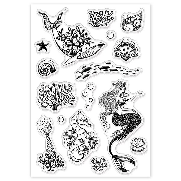 PandaHall PVC Plastic Stamps, for DIY Scrapbooking, Photo Album Decorative, Cards Making, Stamp Sheets, Fish Pattern, 16x11x0.3cm Plastic...
PandaHall PVC Plastic Stamps, for DIY Scrapbooking, Photo Album Decorative, Cards Making, Stamp Sheets, Fish Pattern, 16x11x0.3cm Plastic...
