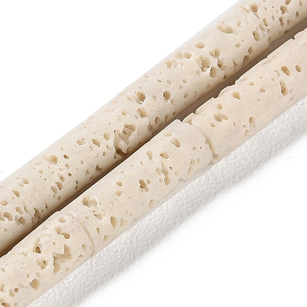 PandaHall Synthetic Lava Rock Dyed Beads Strands, Column, Floral White, 13~14x4mm, Hole: 1mm, about 28pcs/strand, 15.08''(38.3cm) Lava Rock...
PandaHall Synthetic Lava Rock Dyed Beads Strands, Column, Floral White, 13~14x4mm, Hole: 1mm, about 28pcs/strand, 15.08''(38.3cm) Lava Rock...