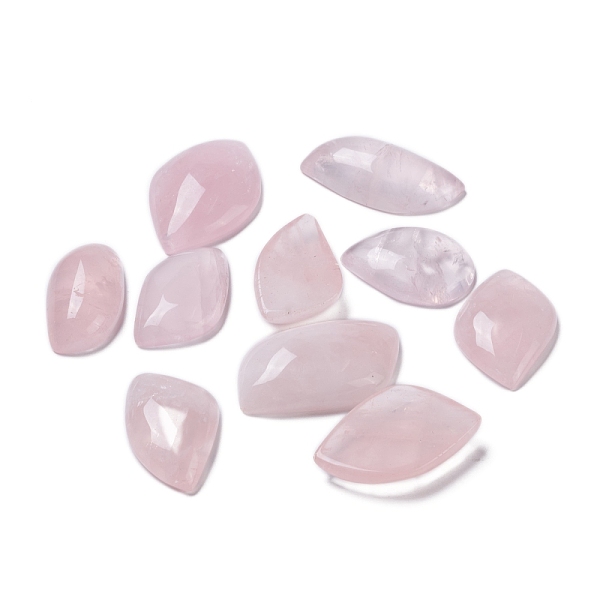 PandaHall Natural Rose Quartz Cabochons, Nuggets, 35~47x19.5~28.5x8~10.5mm Rose Quartz Nuggets
PandaHall Natural Rose Quartz Cabochons, Nuggets, 35~47x19.5~28.5x8~10.5mm Rose Quartz Nuggets