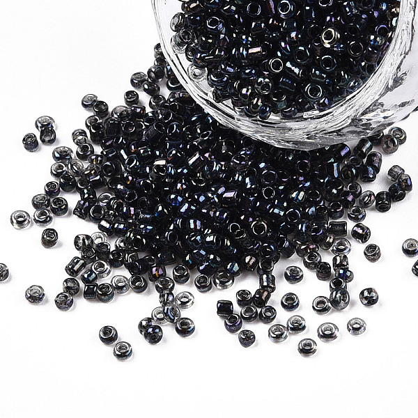 PandaHall 12/0 Glass Seed Beads, Inside Colours, Round Hole, Round, Transparent Colours Rainbow, Black, 12/0, 2~2.5x1.5~2mm, Hole: 0.8mm...
PandaHall 12/0 Glass Seed Beads, Inside Colours, Round Hole, Round, Transparent Colours Rainbow, Black, 12/0, 2~2.5x1.5~2mm, Hole: 0.8mm...