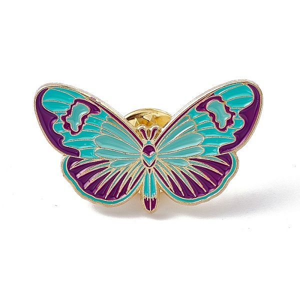PandaHall Butterfly Enamel Pin, Light Gold Alloy Brooch for Backpack Clothes, Turquoise, 18x30x2mm, Pin: 1.3mm Alloy+Enamel Butterfly Green
PandaHall Butterfly Enamel Pin, Light Gold Alloy Brooch for Backpack Clothes, Turquoise, 18x30x2mm, Pin: 1.3mm Alloy+Enamel Butterfly Green