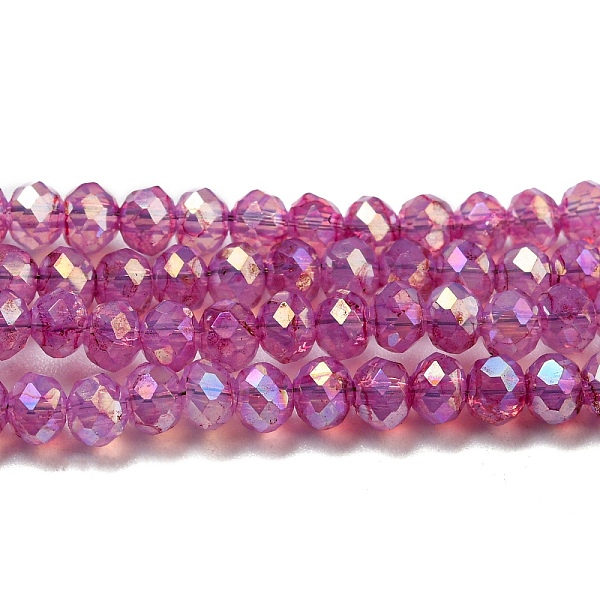 PandaHall Transparent Baking Painted Glass Beads Strands, AB Color, Faceted, Round, Medium Violet Red, 3x2.5mm, Hole: 0.7mm, about...
PandaHall Transparent Baking Painted Glass Beads Strands, AB Color, Faceted, Round, Medium Violet Red, 3x2.5mm, Hole: 0.7mm, about...