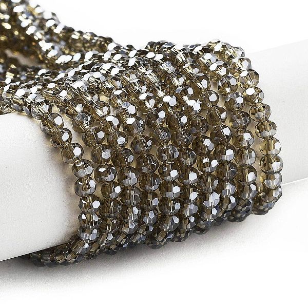 PandaHall Electroplate Transparent Glass Beads Strands, Faceted(32 Facets), Round, Pearl Luster Plated, Olive, 3mm, Hole: 0.8mm, about..., Green
PandaHall Electroplate Transparent Glass Beads Strands, Faceted(32 Facets), Round, Pearl Luster Plated, Olive, 3mm, Hole: 0.8mm, about..., Green