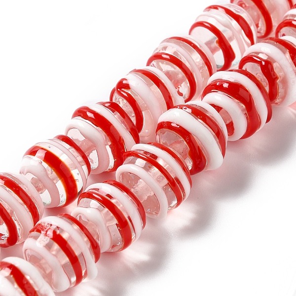PandaHall Handmade Bumpy Lampwork Beads, Round with Striped, Red, 12.5x11mm, Hole: 2mm, about 33pcs/strand, 14.76''(37.5cm) Lampwork Round...
PandaHall Handmade Bumpy Lampwork Beads, Round with Striped, Red, 12.5x11mm, Hole: 2mm, about 33pcs/strand, 14.76''(37.5cm) Lampwork Round...