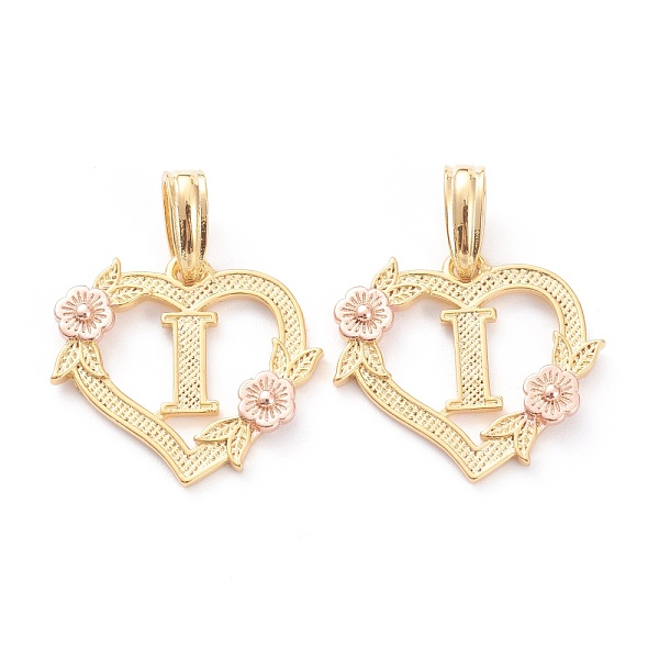 PandaHall Real 18K Gold Plated Brass Pendants, Heart with Alphabet, Letter.I, 18x20x3mm, Hole: 6.5x3mm Brass Letter I
PandaHall Real 18K Gold Plated Brass Pendants, Heart with Alphabet, Letter.I, 18x20x3mm, Hole: 6.5x3mm Brass Letter I