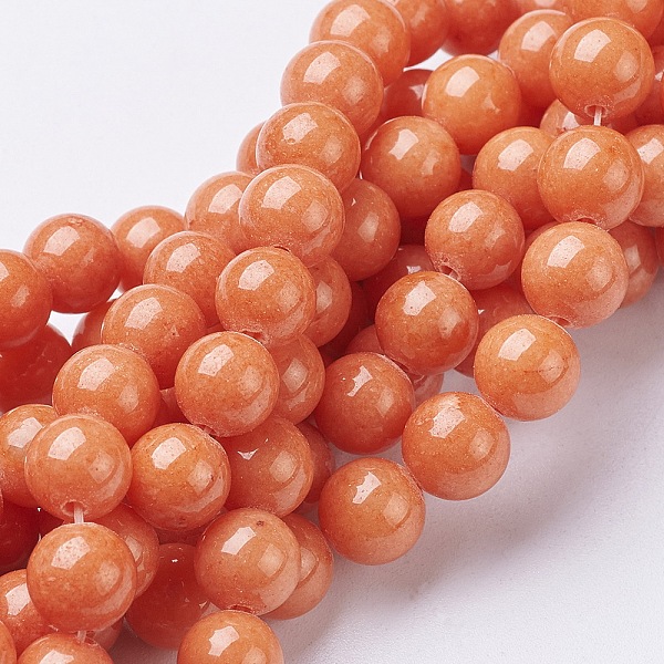 PandaHall Natural Mashan Jade Round Beads Strands, Dyed, Tomato, 8mm, Hole: 1mm, about 51pcs/strand, 15.7 inch Mashan Jade Round Red
PandaHall Natural Mashan Jade Round Beads Strands, Dyed, Tomato, 8mm, Hole: 1mm, about 51pcs/strand, 15.7 inch Mashan Jade Round Red