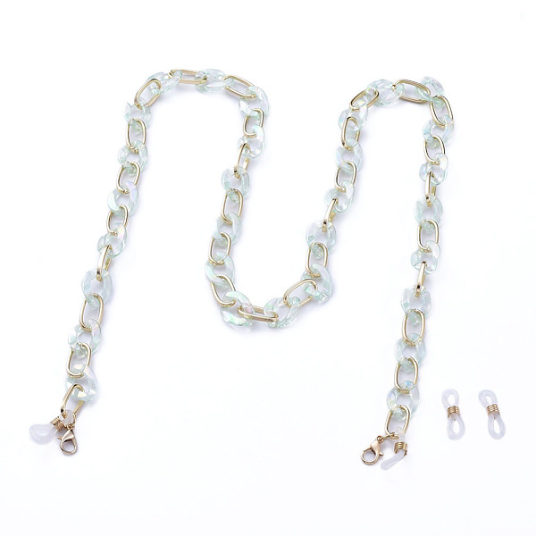 PandaHall Eyeglasses Chains, Neck Strap for Eyeglasses, with Aluminium & Acrylic Linking Rings, Alloy Lobster Claw Clasps and Rubber Loop..., Cyan
PandaHall Eyeglasses Chains, Neck Strap for Eyeglasses, with Aluminium & Acrylic Linking Rings, Alloy Lobster Claw Clasps and Rubber Loop..., Cyan