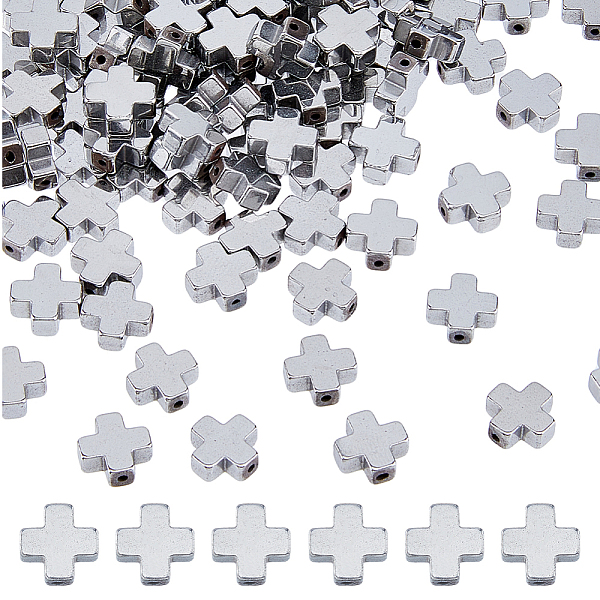PandaHall DICOSMETIC 2 Strands Grade A Electroplate Non-magnetic Synthetic Hematite Cross Beads Strands, Platinum Plated, 8x8mm, Hole: 1mm...
PandaHall DICOSMETIC 2 Strands Grade A Electroplate Non-magnetic Synthetic Hematite Cross Beads Strands, Platinum Plated, 8x8mm, Hole: 1mm...