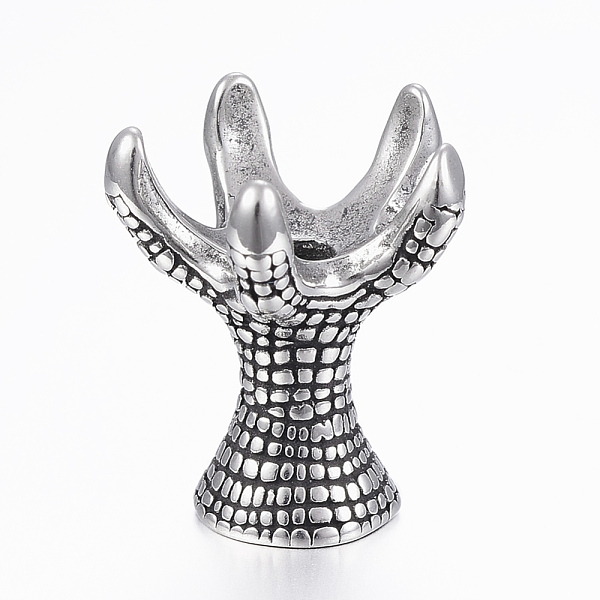 PandaHall 316 Surgical Stainless Steel Beads, Claw, Antique Silver, 16x13.5x13mm, Hole: 3mm 316 Surgical Stainless Steel Others
PandaHall 316 Surgical Stainless Steel Beads, Claw, Antique Silver, 16x13.5x13mm, Hole: 3mm 316 Surgical Stainless Steel Others