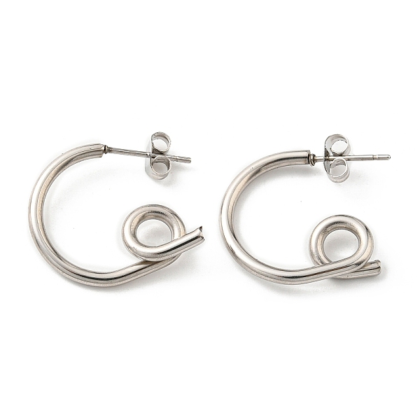 PandaHall 304 Stainless Steel Twist Knot Stud Earrings for Women, Stainless Steel Color, 20x4.5mm 304 Stainless Steel Twist
PandaHall 304 Stainless Steel Twist Knot Stud Earrings for Women, Stainless Steel Color, 20x4.5mm 304 Stainless Steel Twist