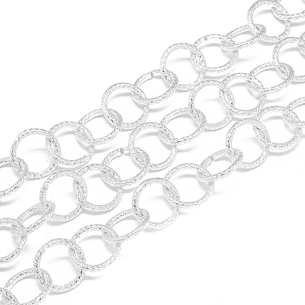 PandaHall Unwelded Aluminum Rolo Chains, Belcher Chain, Textured, Gainsboro, 15.5x2mm Aluminum Gray
PandaHall Unwelded Aluminum Rolo Chains, Belcher Chain, Textured, Gainsboro, 15.5x2mm Aluminum Gray