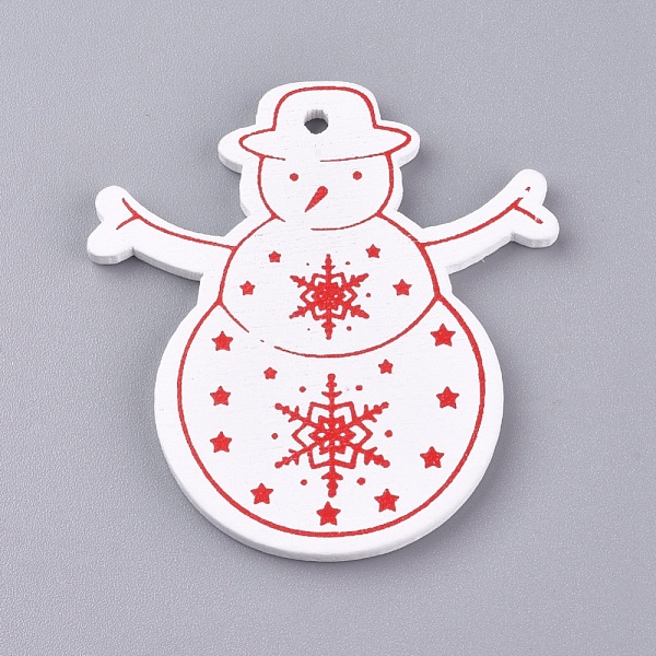 PandaHall Platane Wood Pendants, Snowman, for Christmas, White, 50x46.5x2.5mm, Hole: 3mm Wood Human White
PandaHall Platane Wood Pendants, Snowman, for Christmas, White, 50x46.5x2.5mm, Hole: 3mm Wood Human White