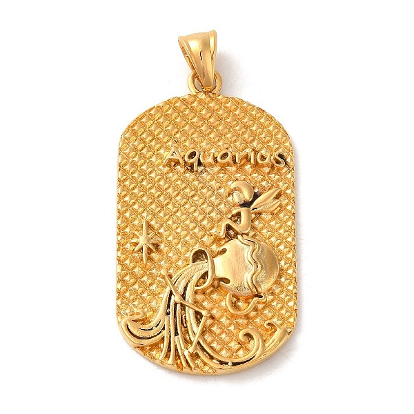 PandaHall 316L Surgical Stainless Steel Big Pendants, Real 18K Gold Plated, Oval with Constellations Charm, Aquarius, 53x29x4mm, Hole: 8x5mm...
PandaHall 316L Surgical Stainless Steel Big Pendants, Real 18K Gold Plated, Oval with Constellations Charm, Aquarius, 53x29x4mm, Hole: 8x5mm...