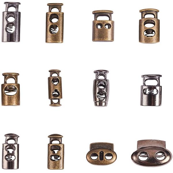 PandaHall 24pcs 12 Styles Alloy Toggle Stoppers, Single/Double Hole Spring Loaded Stop Sliding Cord Fastener Locks Buttons for Backpacks..., Clear
PandaHall 24pcs 12 Styles Alloy Toggle Stoppers, Single/Double Hole Spring Loaded Stop Sliding Cord Fastener Locks Buttons for Backpacks..., Clear