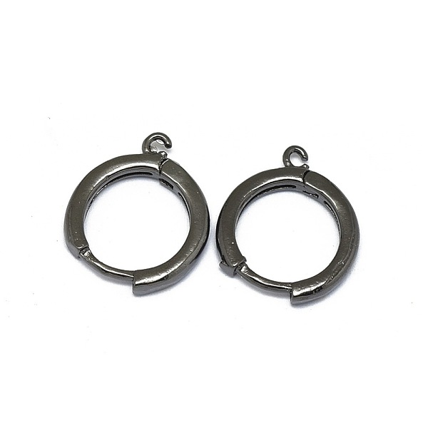 PandaHall Brass Huggie Hoop Earring Findings, Long-Lasting Plated, Circle Ring, Gunmetal, 16.5x13.5x2mm, Hole: 1.2mm, Pin: 0.8mm Brass
PandaHall Brass Huggie Hoop Earring Findings, Long-Lasting Plated, Circle Ring, Gunmetal, 16.5x13.5x2mm, Hole: 1.2mm, Pin: 0.8mm Brass