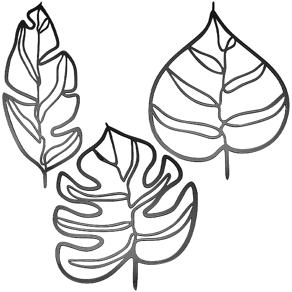 PandaHall Leaf Acrylic Mirror Wall Stickers, with Self-adhesion, for Home Wall Cabinet Decorations, Black, 220~297x116~185x2mm, 3pcs/set...
PandaHall Leaf Acrylic Mirror Wall Stickers, with Self-adhesion, for Home Wall Cabinet Decorations, Black, 220~297x116~185x2mm, 3pcs/set...