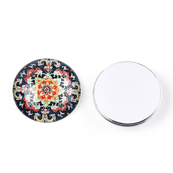 PandaHall Glass Cabochons, Half Round with Kaleidoscope Pattern, Colorful, 25x7.5mm Glass Half Round Multicolor
PandaHall Glass Cabochons, Half Round with Kaleidoscope Pattern, Colorful, 25x7.5mm Glass Half Round Multicolor
