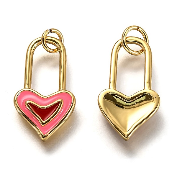 PandaHall Brass Enamel Pendants, Long-Lasting Plated, Real 18K Gold Plated, with Jump Ring, Heart, Mixed Color, 19x10x1.9mm, Hole: 3.2mm..., Multicolor
PandaHall Brass Enamel Pendants, Long-Lasting Plated, Real 18K Gold Plated, with Jump Ring, Heart, Mixed Color, 19x10x1.9mm, Hole: 3.2mm..., Multicolor