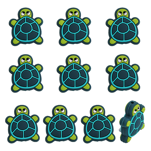 PandaHall CHGCRAFT 10Pcs Food Grade Eco-Friendly Silicone Beads, Chewing Beads For Teethers, DIY Nursing Necklaces Making, Tortoise, Dark...
PandaHall CHGCRAFT 10Pcs Food Grade Eco-Friendly Silicone Beads, Chewing Beads For Teethers, DIY Nursing Necklaces Making, Tortoise, Dark...