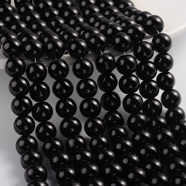 PandaHall Painted Glass Bead Strands, Baking Paint, Round, Black, 10mm, Hole: 1.3~1.6mm, about 80pcs/strand, 31.4 inch Glass Round Black
PandaHall Painted Glass Bead Strands, Baking Paint, Round, Black, 10mm, Hole: 1.3~1.6mm, about 80pcs/strand, 31.4 inch Glass Round Black