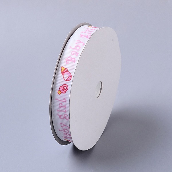 PandaHall Baby Shower Ornaments Decorations Word Baby Girl Printed Polyester Grosgrain Ribbons, Pearl Pink, 5/8 inch(16mm), about...
PandaHall Baby Shower Ornaments Decorations Word Baby Girl Printed Polyester Grosgrain Ribbons, Pearl Pink, 5/8 inch(16mm), about...