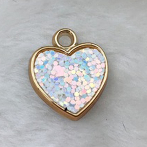 PandaHall Plastic Pendants, with Glitter Sequin, Heart, White, 22x18.5x3mm Plastic Heart White
PandaHall Plastic Pendants, with Glitter Sequin, Heart, White, 22x18.5x3mm Plastic Heart White