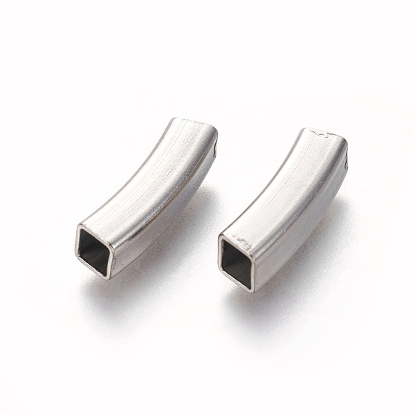 PandaHall 304 Stainless Steel Tube Beads, Square Hole, Stainless Steel Color, 18x5x5mm, Hole: 4x4mm 304 Stainless Steel Tube
PandaHall 304 Stainless Steel Tube Beads, Square Hole, Stainless Steel Color, 18x5x5mm, Hole: 4x4mm 304 Stainless Steel Tube