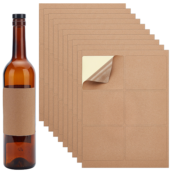 PandaHall Rectangle Printable Blank Kraft Paper Self Adhesive Stickers, Writable Gift Tag Label Stickers for Laser & Inkjet Printer, Tan..., Orange
PandaHall Rectangle Printable Blank Kraft Paper Self Adhesive Stickers, Writable Gift Tag Label Stickers for Laser & Inkjet Printer, Tan..., Orange