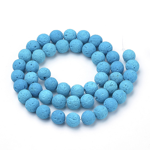 PandaHall Synthetic Lava Rock Beads Strands, Dyed, Round, Light Sky Blue, 10mm, Hole: 1mm, about 39pcs/strand, 14.96 inch(38cm) Lava Rock...
PandaHall Synthetic Lava Rock Beads Strands, Dyed, Round, Light Sky Blue, 10mm, Hole: 1mm, about 39pcs/strand, 14.96 inch(38cm) Lava Rock...