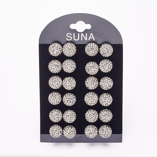 PandaHall Valentines Day Gift for Her, 925 Sterling Silver Austrian Crystal Rhinestone Stud Earrings, Ball Stud Earrings, Round, 215_Black..., Gray
PandaHall Valentines Day Gift for Her, 925 Sterling Silver Austrian Crystal Rhinestone Stud Earrings, Ball Stud Earrings, Round, 215_Black..., Gray