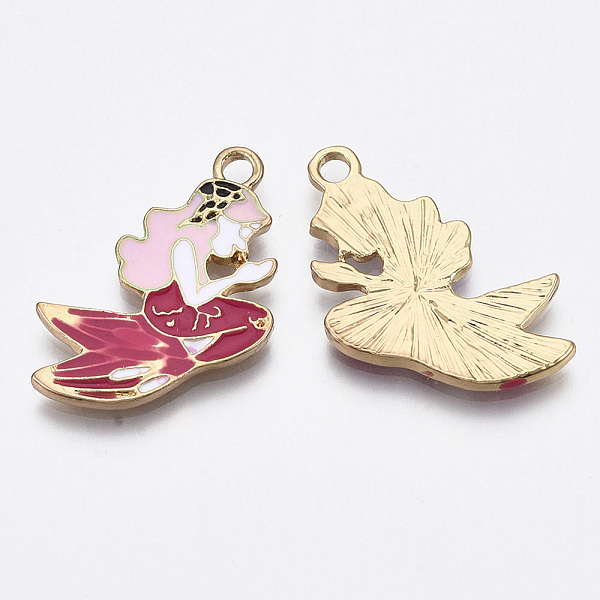 PandaHall Alloy Enamel Pendants, Mermaid, Light Gold, Colorful, 27x21x2mm, Hole: 2mm Alloy+Enamel Fish
PandaHall Alloy Enamel Pendants, Mermaid, Light Gold, Colorful, 27x21x2mm, Hole: 2mm Alloy+Enamel Fish