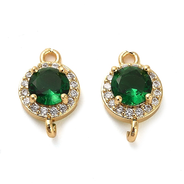 PandaHall Brass Pave Cubic Zirconia Connector Charms, Flat Round Links, Real 18K Gold Plated, Green, 14.5x9x5mm, Hole: 1.5mm Brass+Cubic...
PandaHall Brass Pave Cubic Zirconia Connector Charms, Flat Round Links, Real 18K Gold Plated, Green, 14.5x9x5mm, Hole: 1.5mm Brass+Cubic...