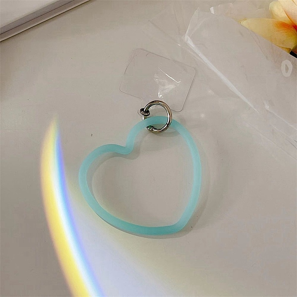 PandaHall Silicone Love Heart Mobile Straps, Anti-drop Wristlet Straps, Mobile Phone Case Accessories Decoration, Cyan, 8~10cm Silicone...
PandaHall Silicone Love Heart Mobile Straps, Anti-drop Wristlet Straps, Mobile Phone Case Accessories Decoration, Cyan, 8~10cm Silicone...