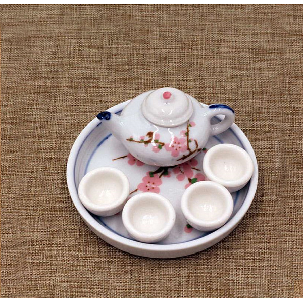 PandaHall Mini Ceramics Tea Set, including Teapots, Teacups, Dishes, for Dollhouse Accessories, Pretending Prop Decorations, Flower, 55x45mm..., Pink
PandaHall Mini Ceramics Tea Set, including Teapots, Teacups, Dishes, for Dollhouse Accessories, Pretending Prop Decorations, Flower, 55x45mm..., Pink