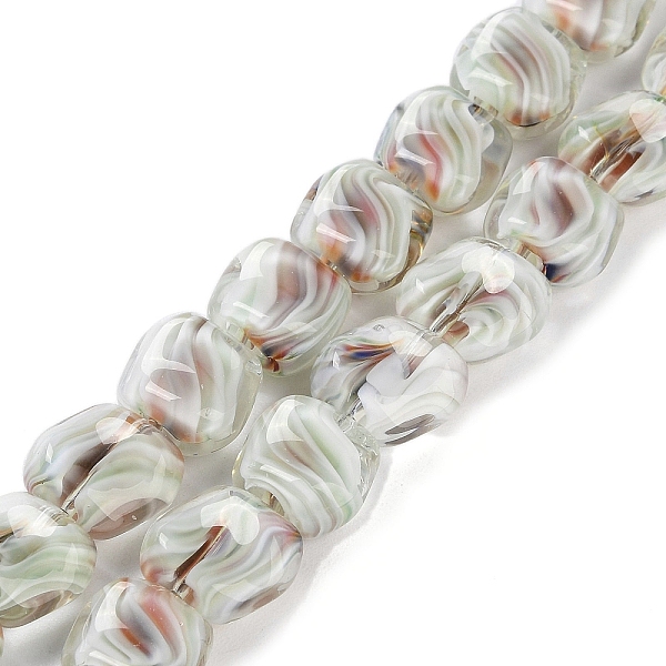 PandaHall Handmade Milleflori Glass Beads Strands, Square, WhiteSmoke, 10.5x11.5~12x7mm, Hole: 1mm, about 50pcs/strand, 20.63''(52.4cm)..., White
PandaHall Handmade Milleflori Glass Beads Strands, Square, WhiteSmoke, 10.5x11.5~12x7mm, Hole: 1mm, about 50pcs/strand, 20.63''(52.4cm)..., White