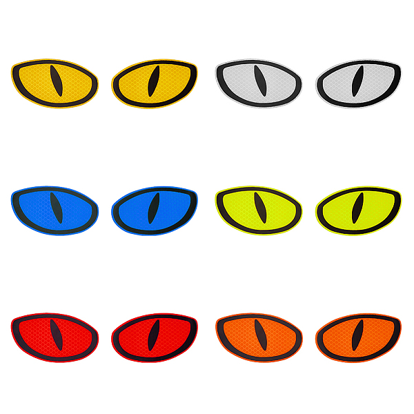PandaHall SUPERFINDINGS 6 Sheets 6 Colors Eye Shape Waterproof PET Car Stickers, Reflective Eye Decals for Auto & Motorcycle Decoration..., Multicolor
PandaHall SUPERFINDINGS 6 Sheets 6 Colors Eye Shape Waterproof PET Car Stickers, Reflective Eye Decals for Auto & Motorcycle Decoration..., Multicolor