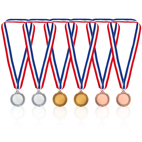 PandaHall GOMAKERER 6 Pcs Blank Award Medal, 2 Sizes Alloy Make Your Own Medals with Polyester Neck Ribbon Winner Medals for Sports...
PandaHall GOMAKERER 6 Pcs Blank Award Medal, 2 Sizes Alloy Make Your Own Medals with Polyester Neck Ribbon Winner Medals for Sports...