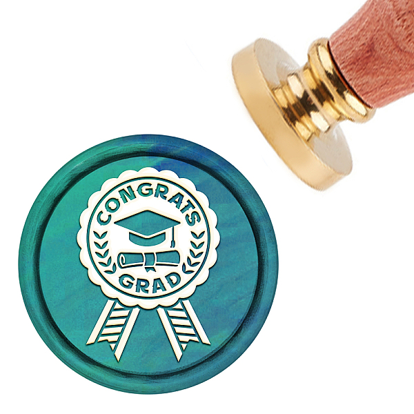 PandaHall CRASPIRE Wax Seal Stamp Congrats Grad Rosette Sealing Wax Stamp 30mm Removable Brass Head Sealing Stamp with Wooden Handle for...
PandaHall CRASPIRE Wax Seal Stamp Congrats Grad Rosette Sealing Wax Stamp 30mm Removable Brass Head Sealing Stamp with Wooden Handle for...