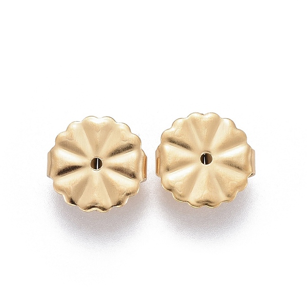 PandaHall Ion Plating(IP) 304 Stainless Steel Ear Nuts, Friction Earring Backs for Stud Earrings, Flower, Golden, 10.5x4.5mm, Hole: 1.2mm...
PandaHall Ion Plating(IP) 304 Stainless Steel Ear Nuts, Friction Earring Backs for Stud Earrings, Flower, Golden, 10.5x4.5mm, Hole: 1.2mm...