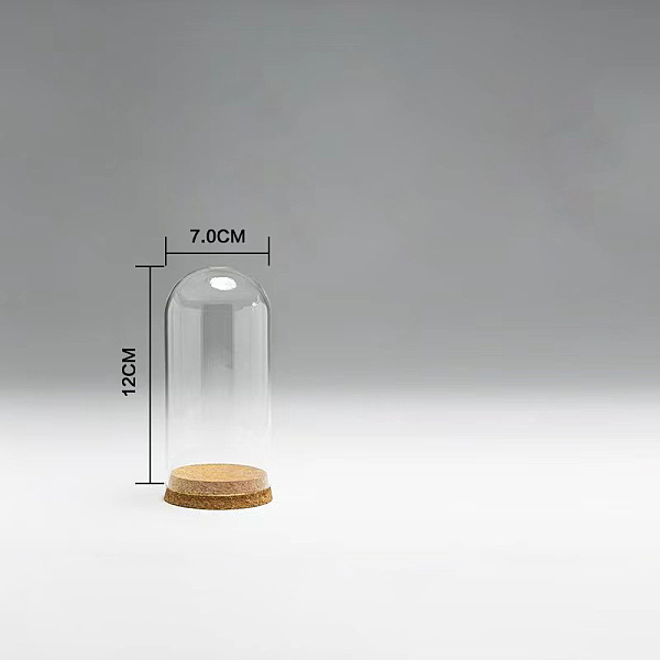 PandaHall High Borosilicate Glass Dome Cover, Decorative Display Case, Cloche Bell Jar Terrarium with Wood Cork Base, Clear, 70x120mm Glass...
PandaHall High Borosilicate Glass Dome Cover, Decorative Display Case, Cloche Bell Jar Terrarium with Wood Cork Base, Clear, 70x120mm Glass...