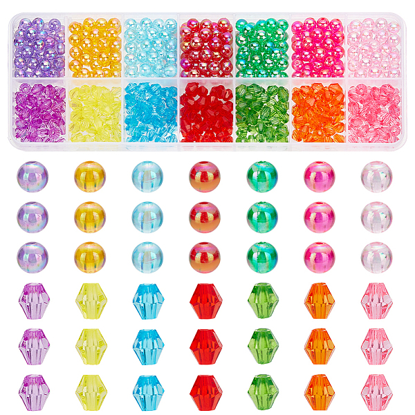 PandaHall PH 560pcs Acrylic Beads 6mm Bicone Beads 14 Styles Round Beads AB Color Crystal Beads Loose Craft Beads for Bracelet Necklace..., Multicolor
PandaHall PH 560pcs Acrylic Beads 6mm Bicone Beads 14 Styles Round Beads AB Color Crystal Beads Loose Craft Beads for Bracelet Necklace..., Multicolor