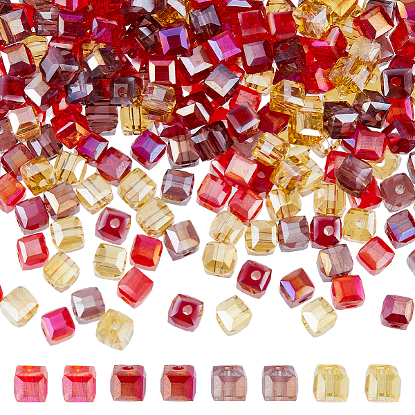PandaHall DICOSMETIC 4 Strand 4 Color Transparent Electroplate Glass Beads Strands, Faceted, Cube, AB Color Plated, Red, 4x4x4mm, Hole: 1mm...
PandaHall DICOSMETIC 4 Strand 4 Color Transparent Electroplate Glass Beads Strands, Faceted, Cube, AB Color Plated, Red, 4x4x4mm, Hole: 1mm...